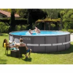 Basen stelażowy Intex Ultra XTR Frame 488 x 122 cm z piaskową pompą filtrującą i akcesoriami - Image 2