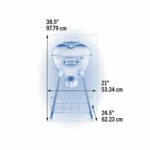 Kulisty grill węglowy Napoleon Premium NK18, 47 cm - Image 2